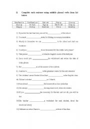 English Worksheet: Phrasal verbs 