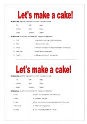  Lets Make a Cake