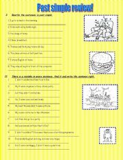 English Worksheet: Past Simple Review