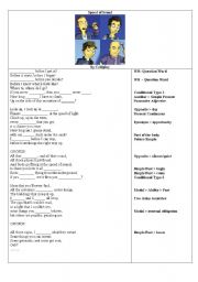 English Worksheet: Coldplay. Speed of sound