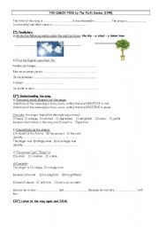English Worksheet: Worksheet_Lemon Tree_by Fools garden