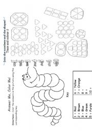 English Worksheet: numbers