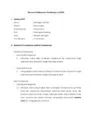 English Worksheet: RPP Listening Speaking (apologizing)