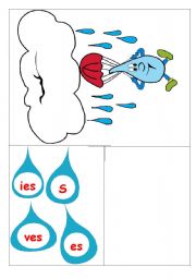 English Worksheet: part1of the plural chart