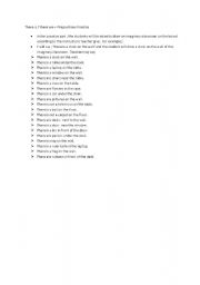 English Worksheet: prepositions imaginary classroom