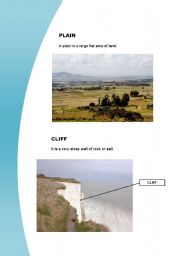 English Worksheet: Natural Landscapes 4