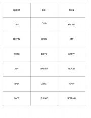 English Worksheet: comparative and superlative game