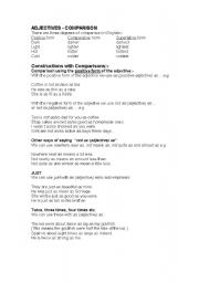 English Worksheet: Adjectives - Comparison