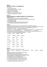 English Worksheet: Enriching vocabulary: exercises on the topic of travelling