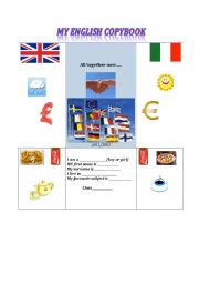 English Worksheet: ***MY ENGLISH COPYBOOK***All EDITABLE!!!