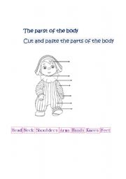 English Worksheet: BODY PARTS