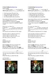 English Worksheet: I gotta a feeling (Black Eyed Peas)