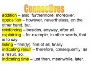 English Worksheet: Connectives