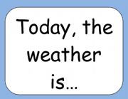 English Worksheet: Weather Flashcards