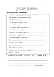 English worksheet: personal pronouns and introducing 
