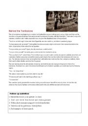 English Worksheet: Short stories