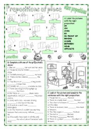 Prepositions of place 2