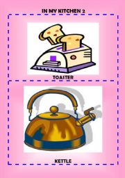 English Worksheet: In my kitchen 2: flash-cards 2/3