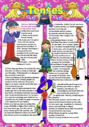 English Worksheet: Tenses