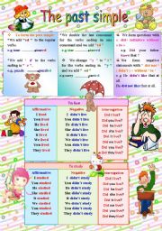 English Worksheet: Past simple