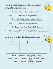 English Worksheet: Think and reason - set of 31 work cards