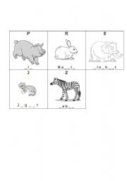 English worksheet: Alphabet Chart 3