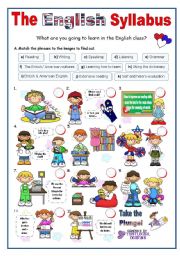 English Worksheet: The English Syllabus