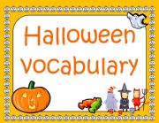 Halloween Flashcards