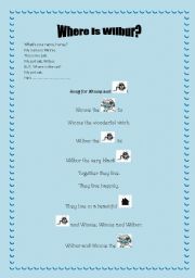English worksheet: Winnies song