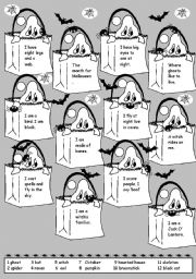 English Worksheet: Halloween