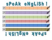 English Worksheet: Speak English! Board game