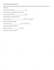 English Worksheet: Adjectives and the film 