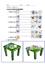 English worksheet: PREPOSITIONS PRACTICING.