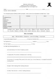 English Worksheet: Reading Comprehension, Grammar and Vocabulary