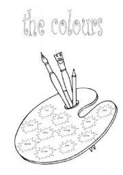 English Worksheet: The colours