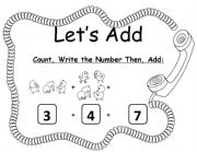 English worksheet: Addition