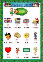 English Worksheet: SOUNDS OF ENGLISH (3 PAGES) 