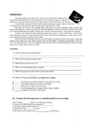 English Worksheet: Futuro