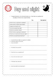 English Worksheet: Video based activity to practice simple present (New Interchange Intro)