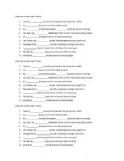 English Worksheet: Exercise simple past tense