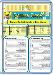 English Worksheet: Present Perfect Simple versus Past Simple