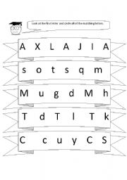 English worksheet: Letter Recognition