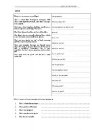 English worksheet: DESCRIBING PEOPLE