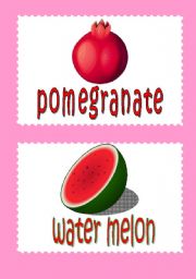 fruit flash-cards 2