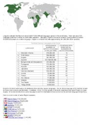 English Worksheet: The english language project