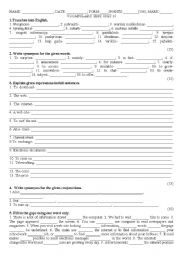 English Worksheet: Reported statements and questions, question tags, exclamations