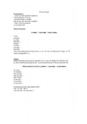 English Worksheet: Present Simple