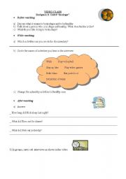 English worksheet: IN SHAPE!