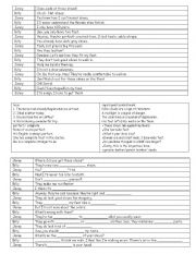 English Worksheet: all about shoes conversation