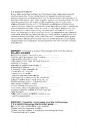 English Worksheet: The Museum Robbery